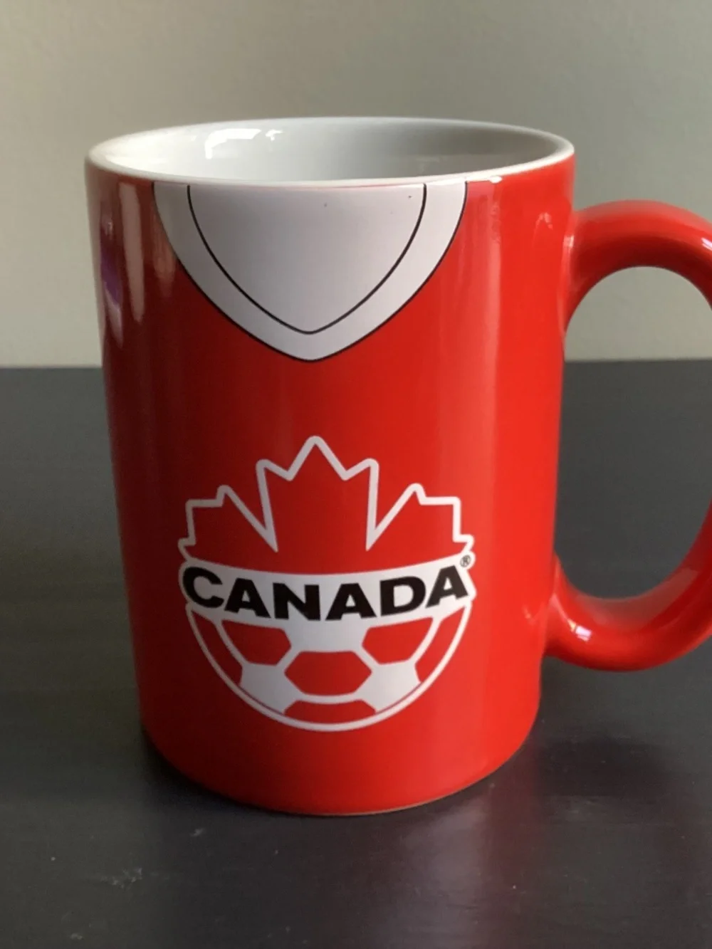 Sports Vault ‘CANADA’ 14oz Coffee Mug Red,White,Black Ceramic Porcelain